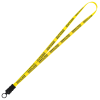 View Image 1 of 2 of Smooth Nylon Lanyard - 1/2" - 36" - Snap Buckle Release - 24 hr