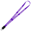 View Image 1 of 2 of Smooth Nylon Lanyard - 3/4" - 32" - Snap Buckle Release - 24 hr