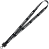 View Image 1 of 2 of Smooth Nylon Lanyard - 3/4" - 34" - Plastic O-Ring - 24 hr