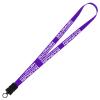 View Image 1 of 2 of Smooth Nylon Lanyard - 3/4" - 34" - Snap Buckle Release - 24 hr