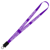 View Image 1 of 2 of Smooth Nylon Lanyard - 3/4" - 36" - Snap Buckle Release - 24 hr