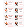 View Image 1 of 1 of Quick & Colorful Sheeted Label - Rect 2-3/16" x 3-1/2"
