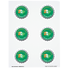 View Image 1 of 1 of Quick & Colorful Sheeted Label - Circle 2-1/2"