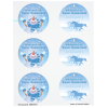 View Image 1 of 1 of Quick & Colorful Perforated Sheeted Label - Circle 3"
