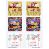 View Image 1 of 1 of Quick & Colorful Perforated Sheeted Label - Square 3" x 3"