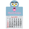 View Image 1 of 2 of Paws and Claws Press-n-Stick Calendar-Owl