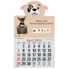 View Image 1 of 2 of Paws and Claws Press-n-Stick Calendar-Puppy