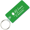 View Image 1 of 1 of Rounded Corner Rectangle Soft Keychain - Translucent