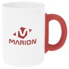 View Image 1 of 2 of Ceramic Mug with Silicone Handle - 16 oz.