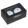 View Image 1 of 3 of Titleist 2 Ball Business Card Box - DT TruSoft