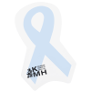 View Image 1 of 2 of Souvenir Sticky Note - Awareness Ribbon - 50 Sheet