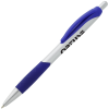View Image 1 of 3 of Pattern Grip Pen - Silver