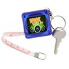 View Image 1 of 4 of 3' Square Tape Measure Keyholder - Translucent - FC