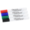 View Image 1 of 4 of Broad Line Dry Erase Marker - Chisel Tip - Assorted - 4pk