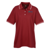 View Image 1 of 3 of Harriton 5.6 oz. Easy Blend Tipped Polo - Ladies'