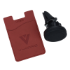 View Image 1 of 4 of Tuscany Phone Wallet with Magnetic Auto Vent Mount