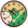 View Image 1 of 2 of Baseball Wall Clock