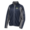 View Image 1 of 2 of Motion Interactive Colorblock Sport Fleece Jacket - Men's