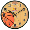 View Image 1 of 2 of Basketball Wall Clock
