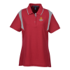 View Image 1 of 3 of DryTec20 Colorblock Performance Polo - Ladies'