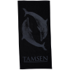 View Image 1 of 3 of Tone on Tone Stock Art Towel - Dolphin Dance