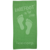 View Image 1 of 3 of Tone on Tone Stock Art Towel - Barefoot in Sand