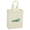 View Image 1 of 2 of Kraft Eurotote with Woven Handle - 10" x 8"