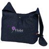 View Image 1 of 4 of Alternative Cross Body Slouch Tote - Embroidered