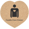 View Image 1 of 1 of Cork Coaster - Heart