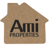 View Image 1 of 1 of Cork Coaster - House