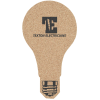 View Image 1 of 1 of Cork Coaster - Light Bulb