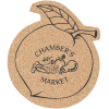View Image 1 of 1 of Cork Coaster - Peach