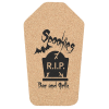View Image 1 of 1 of Large Cork Coaster - Coffin