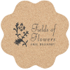 View Image 1 of 1 of Large Cork Coaster - Flower