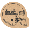 View Image 1 of 1 of Large Cork Coaster - Football Helmet