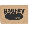 View Image 1 of 1 of Large Cork Coaster - Rectangle - 4" x 6"