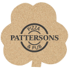 View Image 1 of 1 of Large Cork Coaster - Shamrock