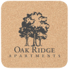 View Image 1 of 1 of Large Cork Coaster - Square