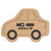View Image 1 of 1 of Large Cork Coaster - Car
