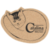 View Image 1 of 1 of Large Cork Coaster - Cat