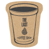 View Image 1 of 1 of Large Cork Coaster - Coffee Cup