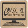 View Image 1 of 1 of Large Cork Coaster - Square Computer