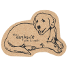 View Image 1 of 1 of Large Cork Coaster - Dog