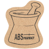 View Image 1 of 1 of Large Cork Coaster - Mortar & Pestle