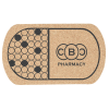View Image 1 of 1 of Large Cork Coaster - Pill