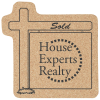 View Image 1 of 1 of Large Cork Coaster - Realty Sign