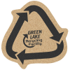 View Image 1 of 1 of Large Cork Coaster - Recycle
