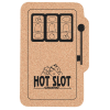 View Image 1 of 1 of Large Cork Coaster - Slot Machine