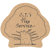 View Image 1 of 1 of Large Cork Coaster - Tree