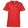 View Image 1 of 2 of Fruit of the Loom Sofspun V-Neck T-Shirt - Men's - Colors